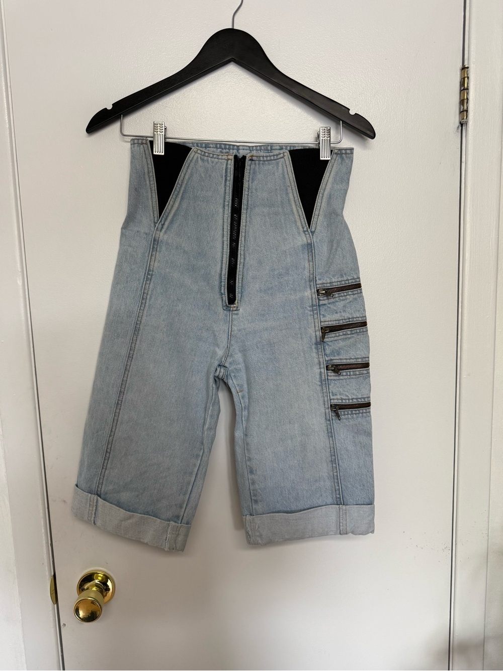 Santana Light Wash Denim Jean Shorts